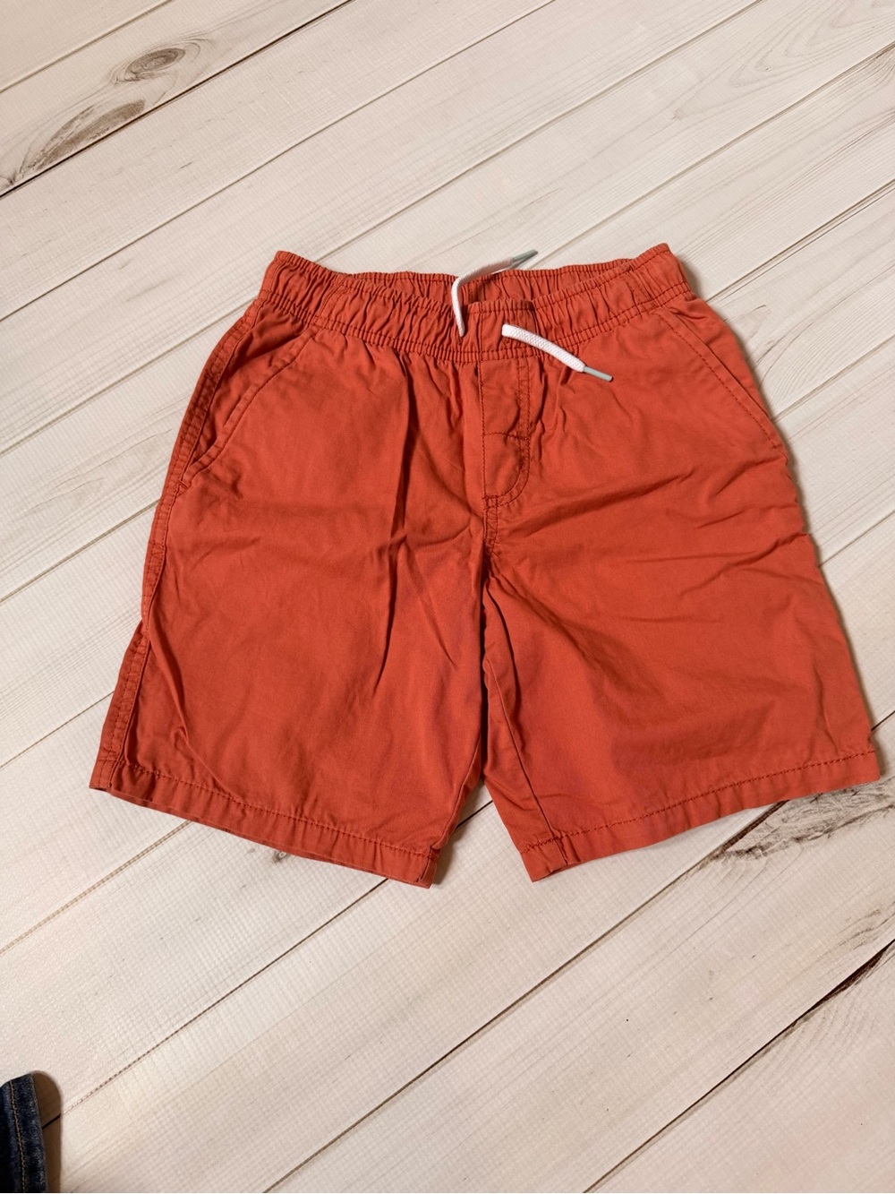 Cat & Jack Boys Solid Drawstring Shorts - Red, Green, Teal, Black - Picture 2 of 9